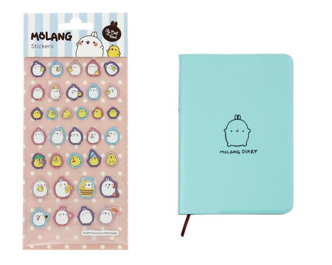 Gadget firmati Molang Gadget firmati Molang