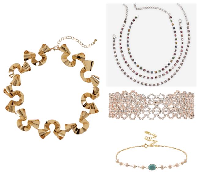 Collane in stile choker di moda per l'estate 2018 Chocker, il modello di collane glam che arriva dagli anni '90