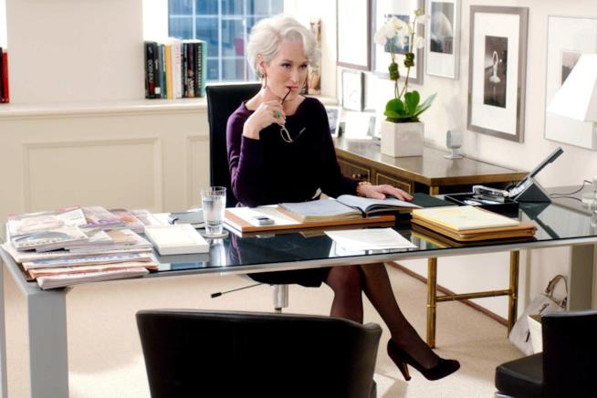 Meryl Streep ne Il diavolo veste Prada Meryl Streep in una scena de Il diavolo veste Prada