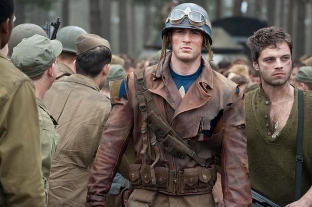 Chris Evans in Capitan America Chis Evans il primo vendicatore