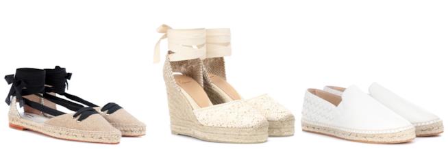 Espadrillas in corda nei toni naturali di moda per l'estate 2018 In crochet e nei toni naturali, le espadrillas di tendenza