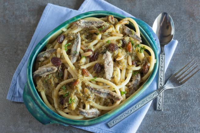 Pasta con le sarde e il finocchietto selvatico Pasta con le sarde