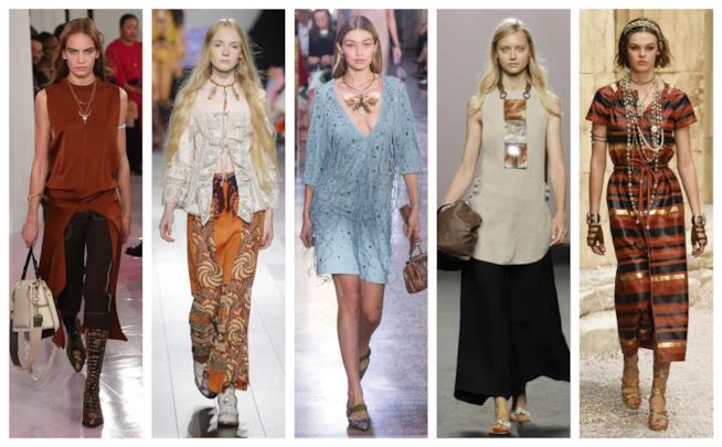 Le collane con pendenti e charms viste alle Fashion Week P/E 2018 Dalle passerelle allo street style, le collane con i pendenti P/E 2018
