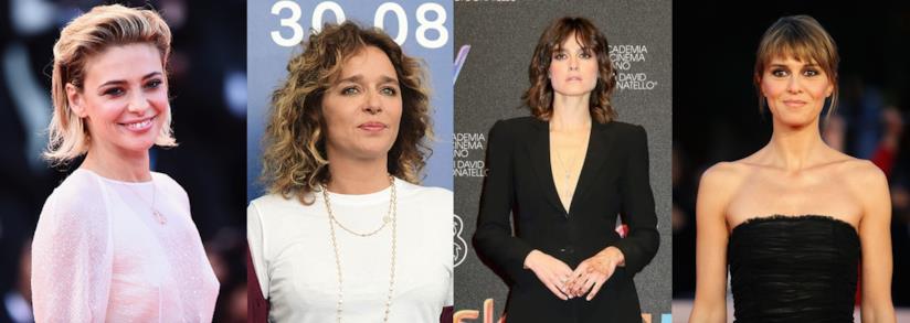 Jasmine Trinca, Valeria Golino, Kasia Smutniak e Paola Cortellesi Le attrici italiane Jasmine Trinca, Valeria Golino, Kasia Smutniak e Paola Cortellesi
