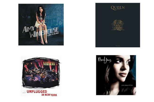 Back to Black, Greatest Hits, Unplugged In New York, Come Away With Me Vinili Back to Black, Greatest Hits, Unplugged In New York, Come Away With Me