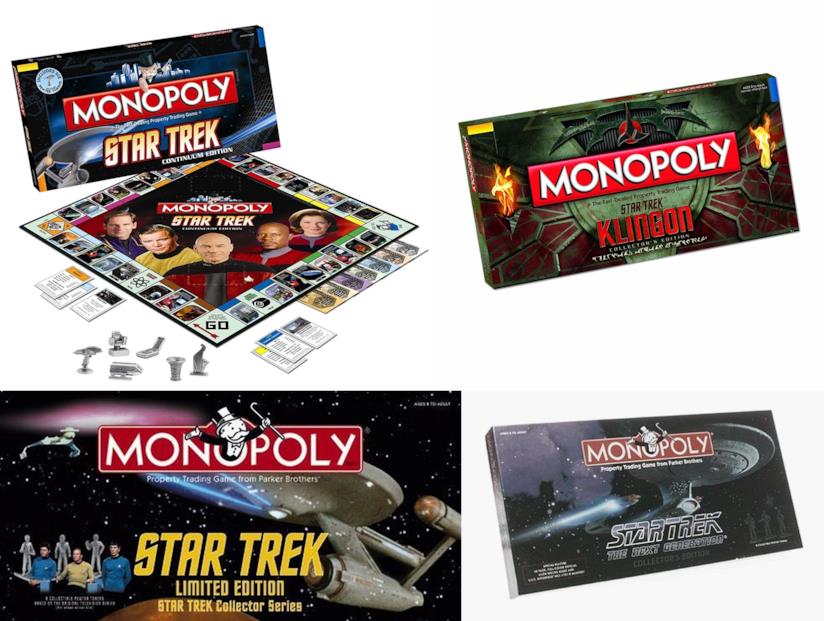 Monopoli, Le edizioni di Star Trek quattro edizioni del Monopoli ispirate a Star Trek