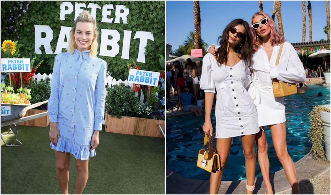Collage tra Margot Robbie ed Emily Ratajkowski
