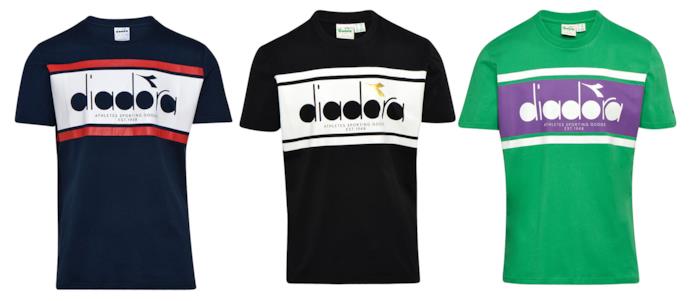 Diadora Sportswear SS SPECTRA T-shirt con logo - Uomo Le magliette della collezione Sportswear di Diadora