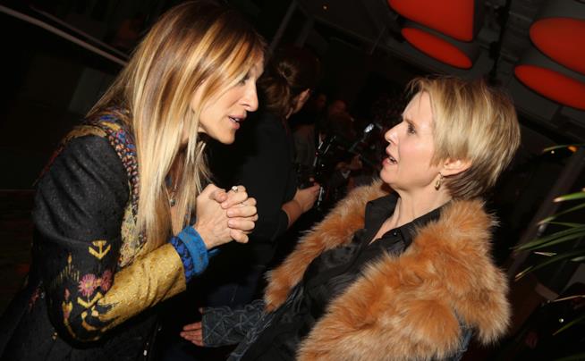 Sarah jessica Parker supporta Cynthia Nixon? Sarah Jessica Parker e Cynthia Nixon