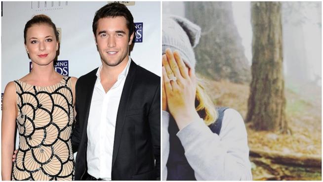 Emily VanCamp e Joshua Bowman si sposano Primo piano di Emily VanCamp e Joshua Bowman