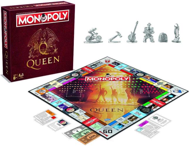 Il Monopoly dei Queen Confenzione e contenuto del gioco da tavolo ispirato ai Queen