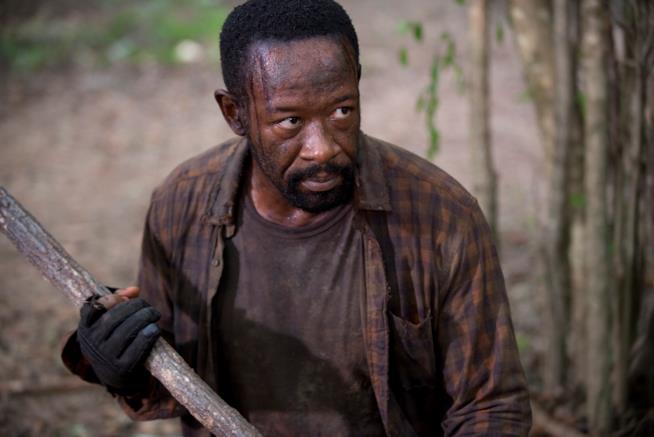 Morgan Jones in una scena di The Walking Dead In The Walking Dead, Lennie James è Morgan Jones