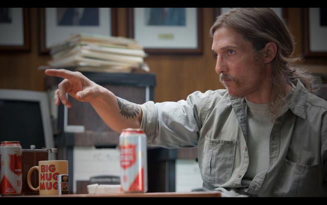 Matthew McConaughey in True Detective 3 Matthew McConaughey nel ruolo di Rust Cohle