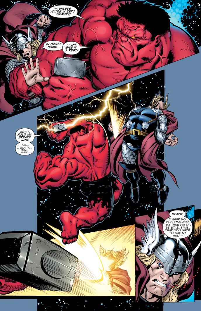 The Big Bang Theory e il martello di Thor Hulk Rosso usa il martello di Thor contro di lui