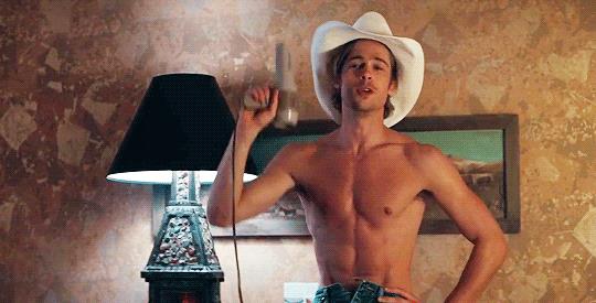 Una scena di Thelma e Louise Brad Pitt in Thelma e Louise