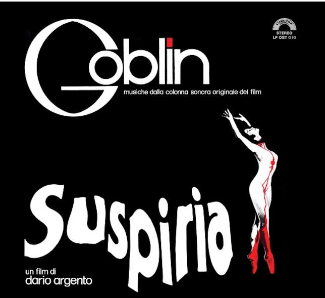 Colonna sonora di Suspiria La copertina della colonna sonora di Suspiria realizzata dai Goblin