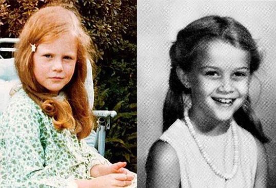 Nicole e Reese A sinistra Nicole Kidman e a destra Reese Witherspoon, entrambe bambine