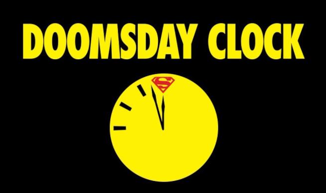 Locandina di Doomsday Clock, sequel di Watchmen targato Dc Comics Locandina di Doomsday clock, Fumetto presentato in anteprima al New York Comic Con