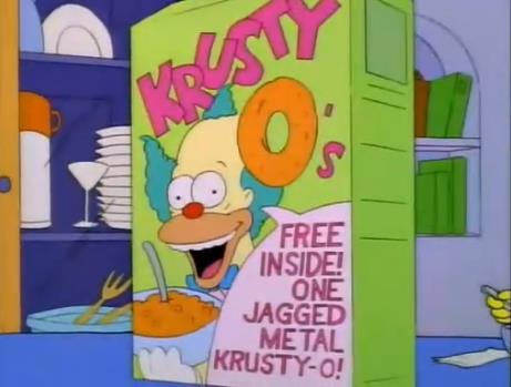 Krusty O's i cereali di Krusty I Krusty O's in I Simpson