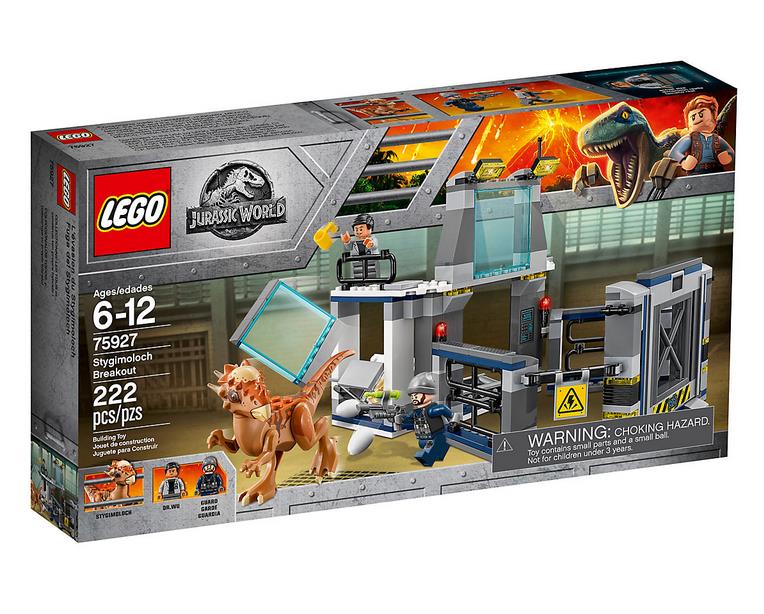 Box del set L'evasione dello Stygimoloch di LEGO Dettagli del box del set LEGO L'evasione dello Stygimoloch
