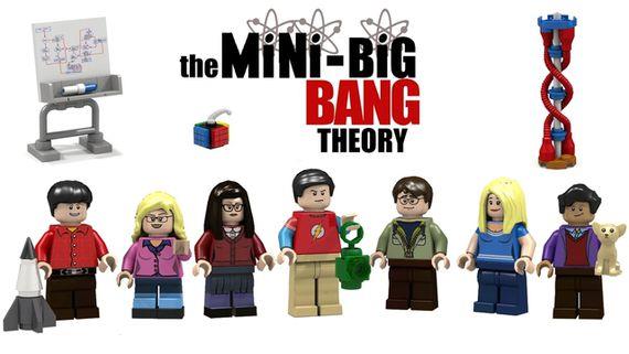 The Big Bang Theory: mini figures The Big Bang Theory, la versione LEGO dei protagonisti