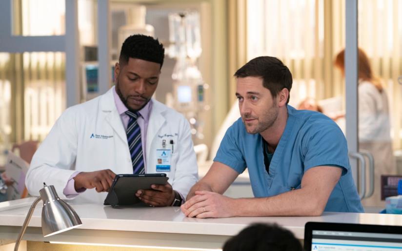 Un episodio sulla pandemia di New Amsterdam è stato cancellato Un'immagine della serie TV New Amsterdam