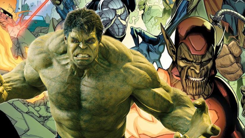 Dopo Avengers 4 ci sarà Secret Invasion? La teoria sull'Hulk Skrull Hulk in un gruppo di Skrull