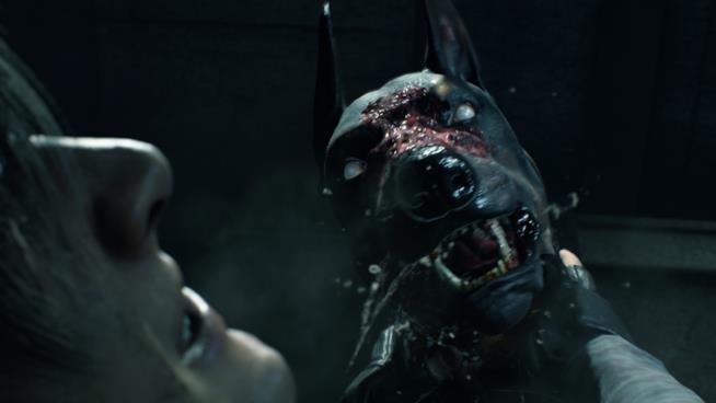 Resident Evil 2, grafica a confronto tra remake e gioco originale Il Cerberus in Resident Evil 2 Remake