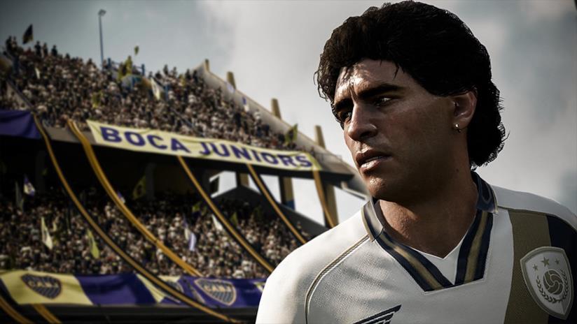 Maradona furibondo con FIFA 18: la sua faccia appare nella curva della Juventus! La versione virtuale di Maradona in FIFA 18