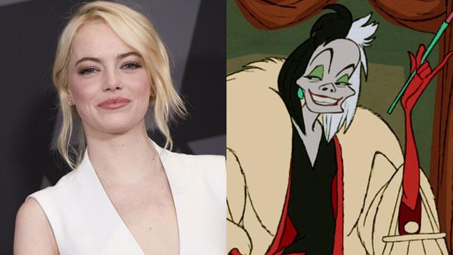 Cruella: il live-action Disney potrebbe essere ambientato nella Londra del 1979 Emma Stone e Crudelia De Mon in versione animata