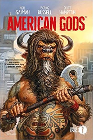 La cover di American Gods La copertina di American Gods