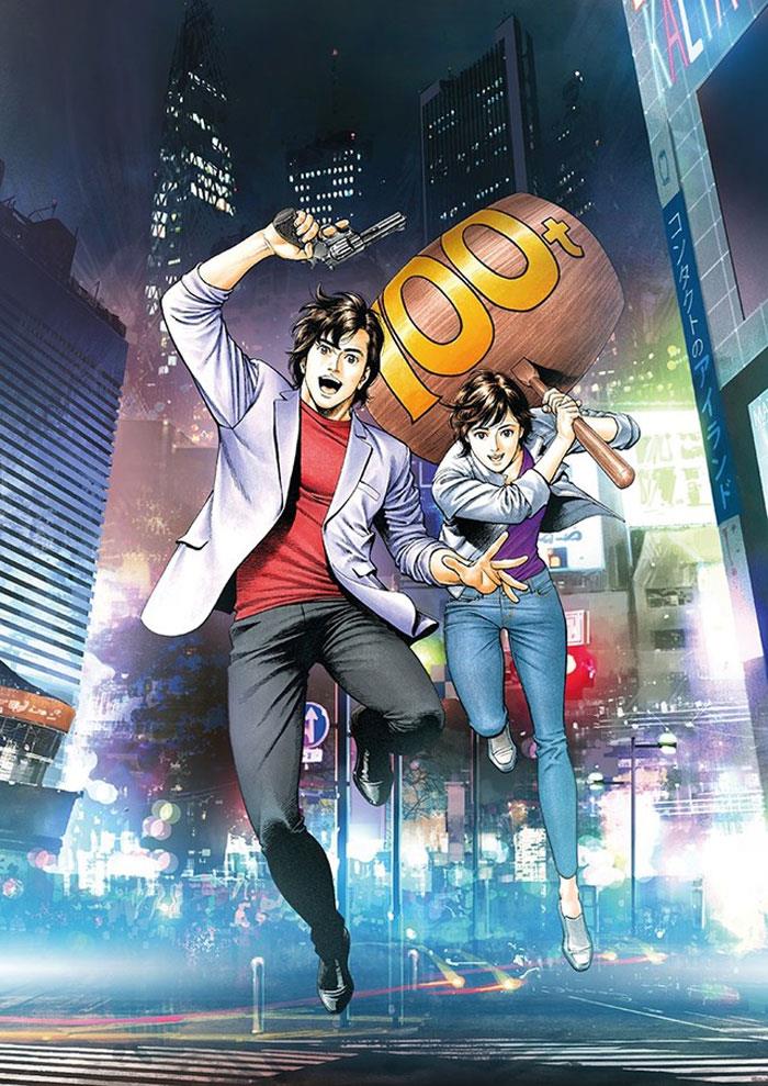 City Hunter: la locandina del film in uscita nel 2019 Ryo e Kaori sulla locandina del film di City Hunter (2019)