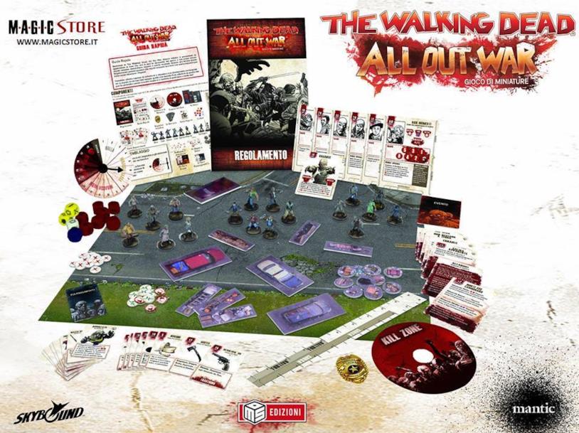 TWD_AOW_Games Panoramica del contenuto della confezione di The Walking Dead: All Out War