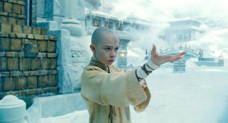Aang in L'Ultimo Dominatore dell'Aria Una scena di L'Ultimo Dominatore dell'Aria