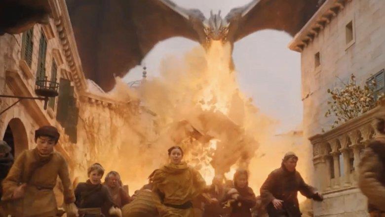 Drogon Distruzione Approdo del Re