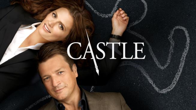 Castle continuerà ancora per molti anni. Parola del boss dell'ABC Nathan Fillion e Stana Katc in uno scatto promozionale dell'ottava stagione