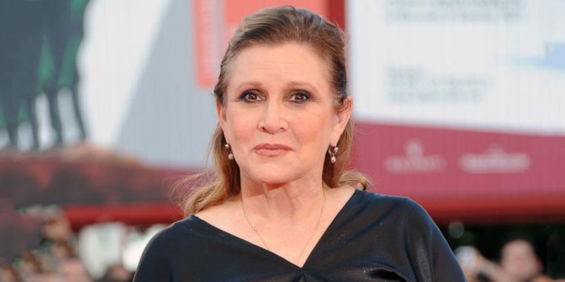 Carrie Fisher è morta di un'apnea notturna e altri fattori indeterminati Carrie Fisher sul red carpet