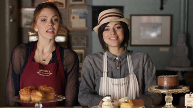 My bakery in Brooklyn - Un Pasticcio in Cucina: il film Le due protagoniste della commedia di Gustavo Ron durante una scena del film