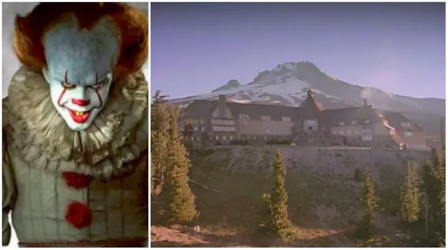 Pennywise è collegato con l'Overlook Hotel? Un'immagine di Pennywise con Overlook Hotel