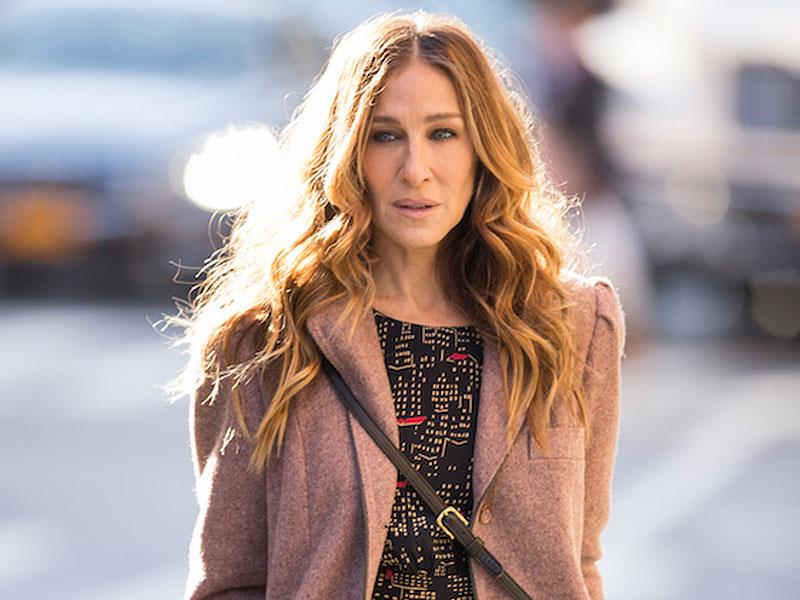 Sarah Jessica Parker parla di Divorce Primo piano di Sarah Jessica Parker in Divorce
