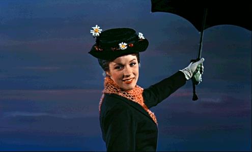 Julie Andrews è Mary Poppins Il finale di Mary Poppins