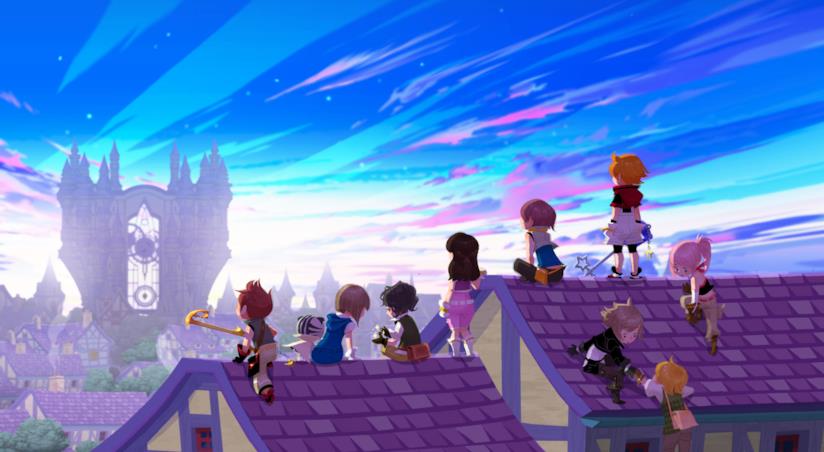 I migliori giochi gratis da scaricare su smartphone a giugno 2017 Foto di gruppo per tutti gli eroi di Kingdom Hearts Unchained χ