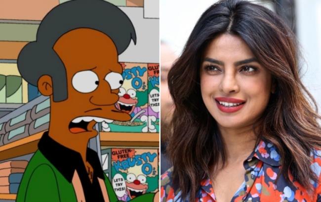 Priyanka Chopra disapprova il personaggio di Apu dei Simpson, ritenuti dall'attrice stereotipato e non conforme alla realtà L'attrice Priyanka Chopra ha espresso in un'intervista il suo dissenso peri il personaggio di Apu