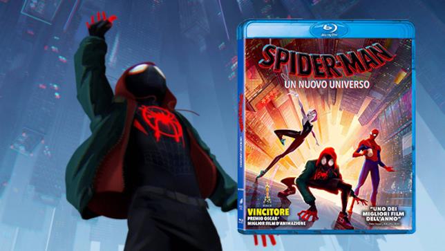 Il Blu-ray di Spider-Man: Un nuovo universo L'edizione Blu-ray di Spider-Man: Un nuovo universo