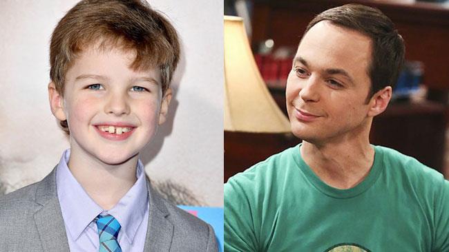 The Big Bang Theory: svelato il protagonista del giovane Sheldon nello spin-off Ian Armitage e Jim Parsons alias Sheldon Cooper