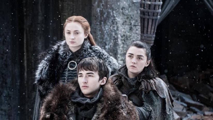 Game of Thrones 8: il finale commentato da Sansa, Arya e Bran Sophie Turner, Maisie Williams e Isaac Hempstead-Wright in Game of Thrones 7