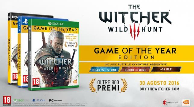 The Witcher 3 di CD Projekt RED The Witcher 3 per PC, PS4 e Xbox One