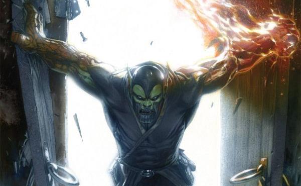 Tutto sugli Skrull, avversari di Capitan Marvel nel prossimo film Dettaglio della cover di Annihilation: Super Skrull #2