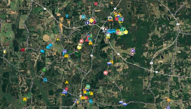 The Walking Dead: la mappa interattiva La mappa interattiva di The Walking Dead