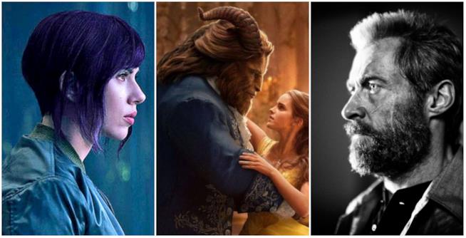 I film più attesi a marzo 2017 La Bella e la Bestia, Logan e Ghost in the Shell